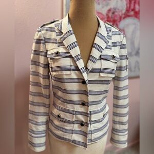 Tory Burch Striped Women's Cotton  Jacket 4